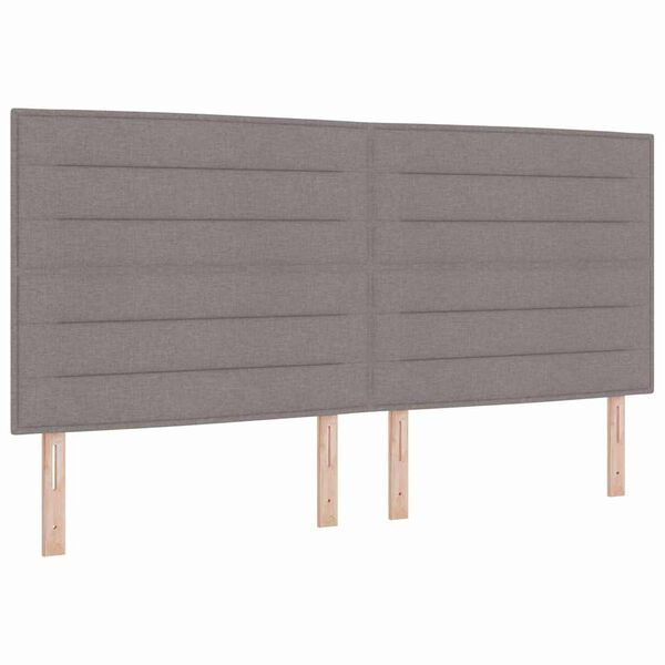 vidaXL &Kappa;&rho;&epsilon;&beta;ά&tau;&iota; &mu;&epsilon; &epsilon;&lambda;&alpha;&tau;ή&rho;&iota;&alpha; &mu;&epsilon; &sigma;&tau;&rho;ώ&mu;&alpha; Taupe 200 x 200 cm ύ&phi;&alpha;&sigma;&mu;&alpha;