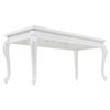 vidaXL Τραπεζαρία Γυαλιστερή Λευκή 179 x 89 x 81 εκ.