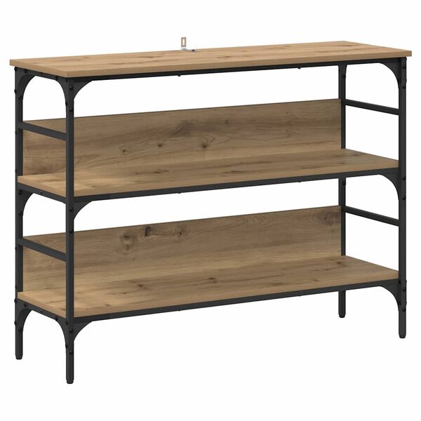 vidaXL &Tau;&rho;&alpha;&pi;έ&zeta;&iota; &kappa;&omicron;&nu;&sigma;ό&lambda;&alpha;&sigmaf; &mu;&epsilon; &rho;ά&phi;&iota; artisan &delta;&rho;&upsilon;&sigmaf; 100 x 32 x 75 &epsilon;&kappa;