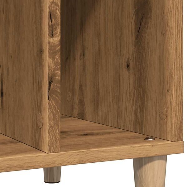 vidaXL Έπιπλο Δίσκων τεχνίτης Δρυς 100x38x48 εκ από Επεξεργασμένο Ξύλο