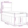 vidaXL &Kappa;&rho;&epsilon;&beta;ά&tau;&iota; Boxspring &mu;&epsilon; &Sigma;&tau;&rho;ώ&mu;&alpha; &Alpha;&nu;&omicron;&iota;&chi;&tau;ό &Gamma;&kappa;&rho;&iota; 80x200 &epsilon;&kappa;. &Upsilon;&phi;&alpha;&sigma;&mu;ά&tau;&iota;&nu;&omicron;