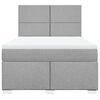 vidaXL &Kappa;&rho;&epsilon;&beta;ά&tau;&iota; Boxspring &mu;&epsilon; &Sigma;&tau;&rho;ώ&mu;&alpha; &Alpha;&nu;&omicron;&iota;&chi;&tau;ό &Gamma;&kappa;&rho;&iota; 140x190 &epsilon;&kappa;. &Upsilon;&phi;&alpha;&sigma;&mu;ά&tau;&iota;&nu;&omicron;