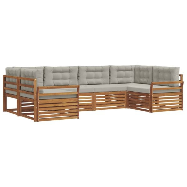 vidaXL &Sigma;&epsilon;&iota;&rho;ά &Kappa;&alpha;&nu;&alpha;&pi;έ &Epsilon;&xi;&omega;&tau;&epsilon;&rho;&iota;&kappa;&omicron;ύ 6 pcs &Phi;&upsilon;&sigma;&iota;&kappa;ό &kappa;&alpha;&iota; &Alpha;&nu;&omicron;&iota;&chi;&tau;ό &Gamma;&kappa;&rho;&iota;