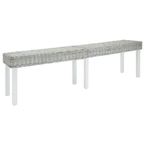 vidaXL &Pi;ά&gamma;&kappa;&omicron;&sigmaf; &Lambda;&epsilon;&upsilon;&kappa;ό&sigmaf; 160x35x45 &epsilon;&kappa;. &alpha;&pi;ό &Phi;&upsilon;&sigma;&iota;&kappa;ό &Rho;&alpha;&tau;ά&nu; Kubu & &Mu;&alpha;&sigma;ί&phi; &Xi;ύ&lambda;&omicron; &Mu;&alpha;ό&nu;&iota;