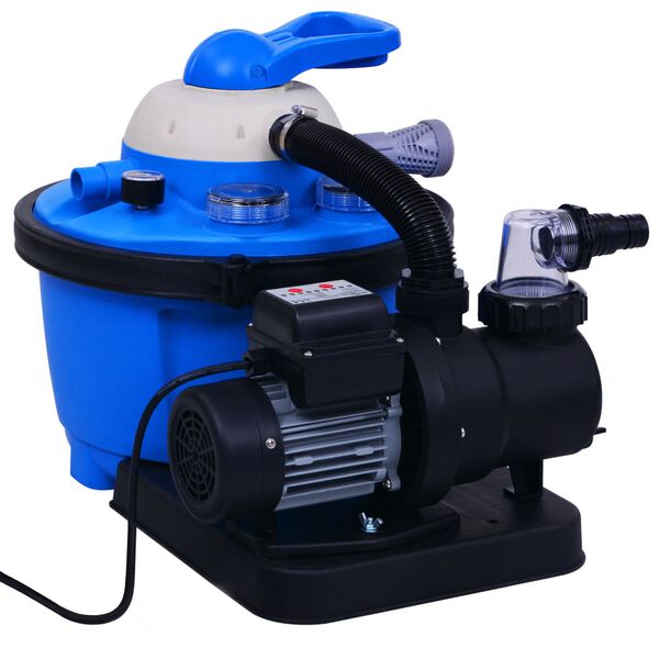 vidaXL Αντλία / Φίλτρο Άμμου με Χρονοδιακόπτη 450 W 25 Λίτρα