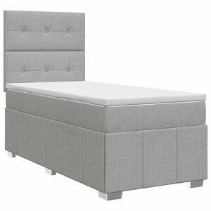 vidaXL &Kappa;&rho;&epsilon;&beta;ά&tau;&iota; box spring &mu;&epsilon; &sigma;&tau;&rho;ώ&mu;&alpha; &Alpha;&nu;&omicron;&iota;&chi;&tau;ό &gamma;&kappa;&rho;&iota; 80 x 200 cm Ύ&phi;&alpha;&sigma;&mu;&alpha;