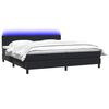 vidaXL &Kappa;&rho;&epsilon;&beta;ά&tau;&iota; Boxspring &mu;&epsilon; &Sigma;&tau;&rho;ώ&mu;&alpha; & LED &Mu;&alpha;ύ&rho;&omicron; 180x220 cm &Beta;&epsilon;&lambda;&omicron;ύ&delta;&iota;&nu;&omicron;