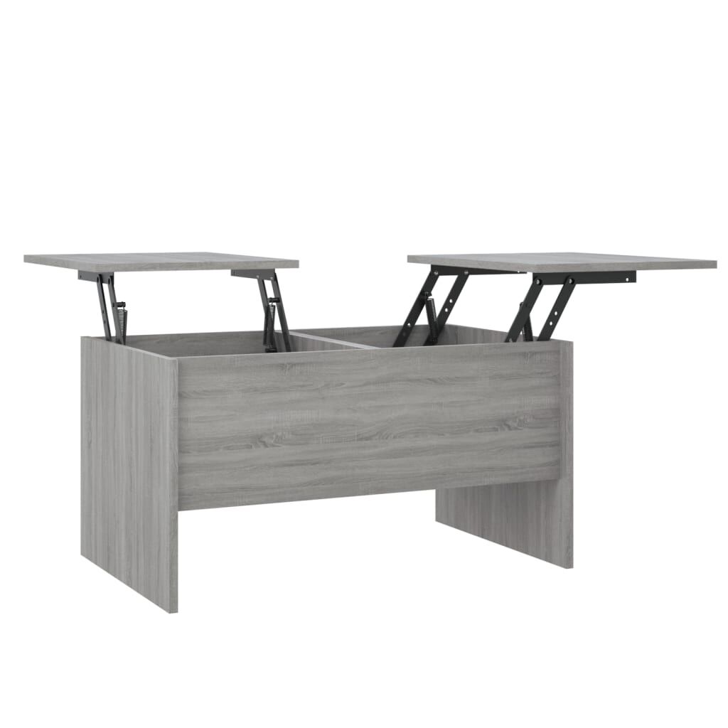 vidaXL Τραπεζάκι Σαλονιού Γκρι Sonoma80x50x42,5 εκ.Επεξεργασμένο Ξύλο