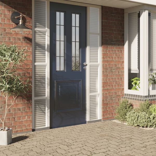 vidaXL Μεμβράνες Παραθύρων Ματ Σχεδίαση με Ρίγες PVC