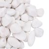 vidaXL Βότσαλα Γυαλισμένα Λευκά 10 κ. 2-5 εκ.