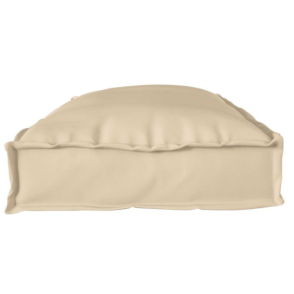 vidaXL Μαξιλάρια Παλέτας για Πάγκο 2 τμχ Μπεζ 100x40x8 εκ. Ύφασμα Oxford