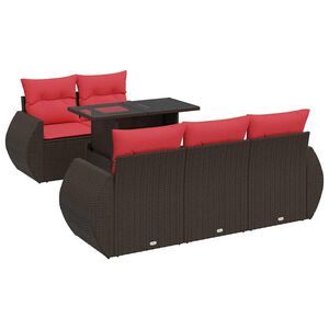 vidaXL &Sigma;&epsilon;&tau; &Kappa;&alpha;&nu;&alpha;&pi;έ&delta;&omega;&nu; &Kappa;ή&pi;&omicron;&upsilon; 6 &Tau;&epsilon;&mu;&alpha;&chi;ί&omega;&nu; &mu;&epsilon; &Mu;&alpha;&xi;&iota;&lambda;ά&rho;&iota;&alpha; &alpha;&pi;ό &Kappa;&alpha;&phi;έ &Sigma;&upsilon;&nu;&theta;&epsilon;&tau;&iota;&kappa;ό &Rho;&alpha;&tau;ά&nu; &Alpha;&kappa;&alpha;&kappa;ί&alpha;&sigmaf;