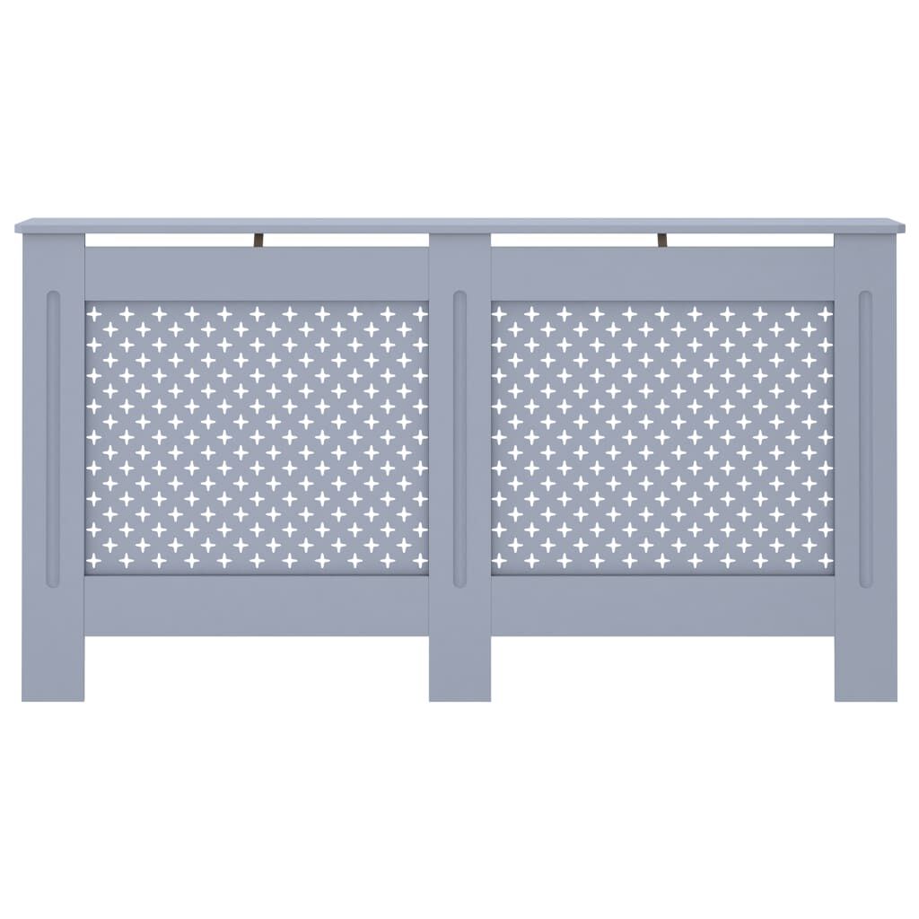 vidaXL Κάλυμμα Καλοριφέρ Ανθρακί 152 x 19 x 81,5 εκ. από MDF