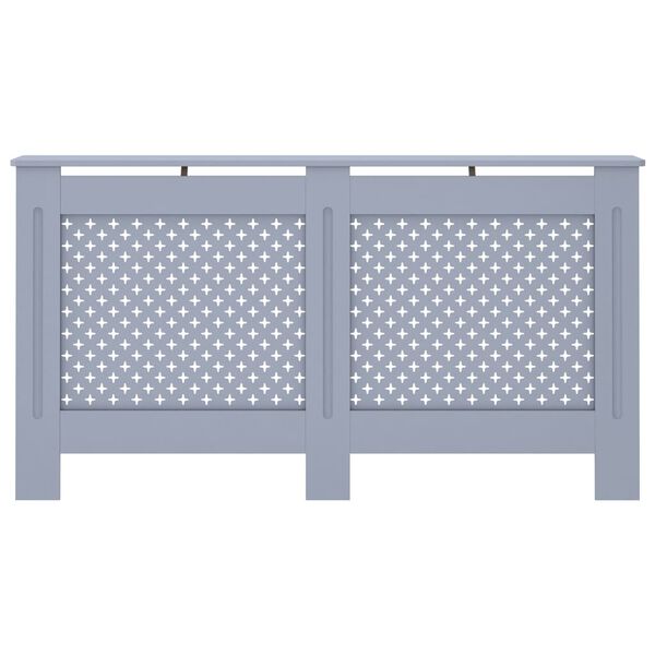 vidaXL Κάλυμμα Καλοριφέρ Ανθρακί 152 x 19 x 81,5 εκ. από MDF