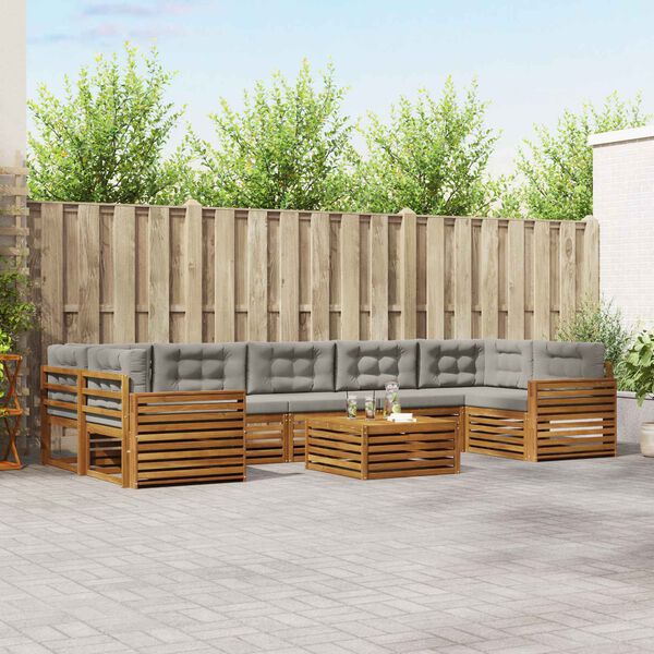 vidaXL &Sigma;&epsilon;&iota;&rho;ά &Kappa;&alpha;&nu;&alpha;&pi;έ &Epsilon;&xi;&omega;&tau;&epsilon;&rho;&iota;&kappa;&omicron;ύ 8 pcs &Phi;&upsilon;&sigma;&iota;&kappa;ό &kappa;&alpha;&iota; &Alpha;&nu;&omicron;&iota;&chi;&tau;ό &Gamma;&kappa;&rho;&iota;