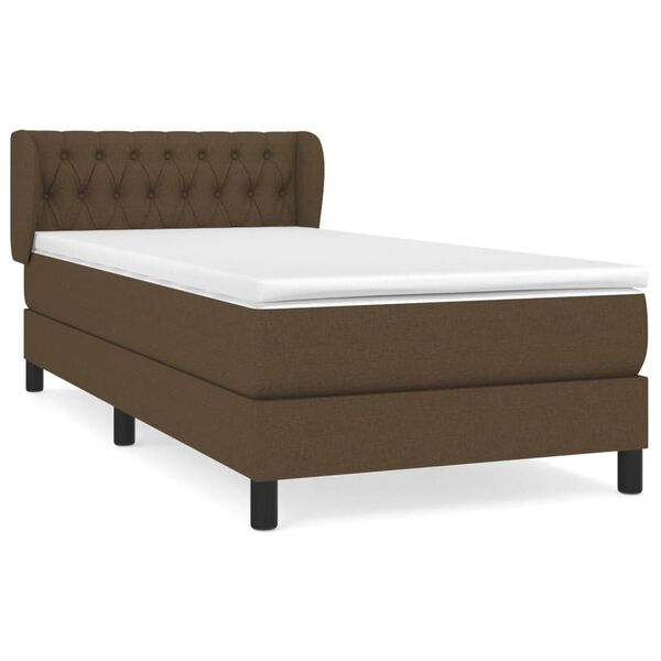 vidaXL &Kappa;&rho;&epsilon;&beta;ά&tau;&iota; Boxspring &mu;&epsilon; &Sigma;&tau;&rho;ώ&mu;&alpha; &Sigma;&kappa;&omicron;ύ&rho;&omicron; &Kappa;&alpha;&phi;έ 90x200 &epsilon;&kappa;. &Upsilon;&phi;&alpha;&sigma;&mu;ά&tau;&iota;&nu;&omicron;