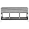 vidaXL Τραπεζάκι Σαλονιού Γκρι Sonoma 100x55x50 εκ. Επεξ. Ξύλο/Μέταλλο