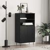 vidaXL Highboard &Mu;&alpha;ύ&rho;&omicron; 60 x 36 x 110 &epsilon;&kappa;. &Epsilon;&pi;&epsilon;&xi;&epsilon;&rho;&gamma;&alpha;&sigma;&mu;έ&nu;&omicron; &xi;ύ&lambda;&omicron;
