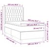 vidaXL &Kappa;&rho;&epsilon;&beta;ά&tau;&iota; Boxspring &mu;&epsilon; &Sigma;&tau;&rho;ώ&mu;&alpha; Taupe 100 x 200 &epsilon;&kappa;. &Upsilon;&phi;&alpha;&sigma;&mu;ά&tau;&iota;&nu;&omicron;