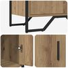 vidaXL Πλαϊνό γραφείο artisan δρυς 78 x 35.5 x 74.5 εκ.