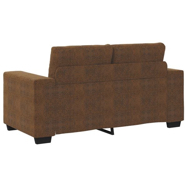 vidaXL Καναπές 2 pcs Καφέ 221 x 78 x 80 εκ Τεχνητό δέρμα