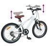 vidaXL Kids Mountain Bike 20 ί&nu;&tau;&sigma;&epsilon;&sigmaf; 6-Speed &gamma;&iota;&alpha; &pi;&alpha;&iota;&delta;&iota;ά 5-8 &epsilon;&tau;ώ&nu; &Lambda;&epsilon;&upsilon;&kappa;ό