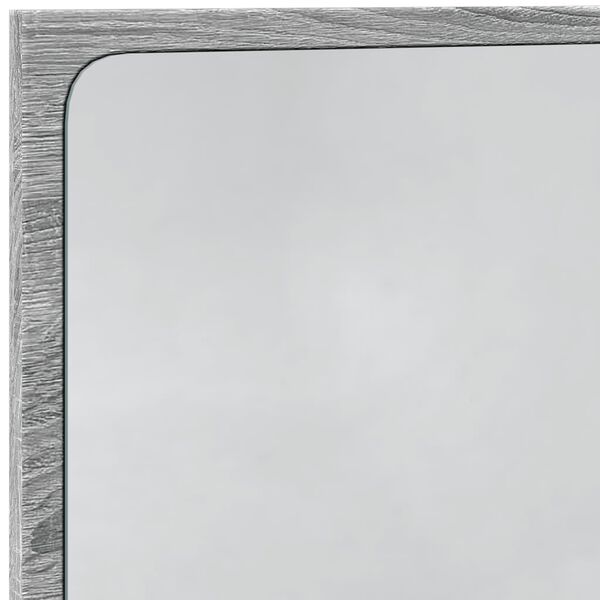 vidaXL Καθρέφτης Μπάνιου Γκρι Sonoma 60x8,5x38 εκ. Επεξεργασμένο Ξύλο