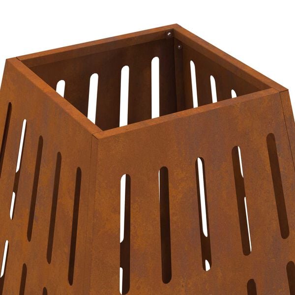 vidaXL Τζάκι Τετράγωνο 50x50x70 εκ. Από Χάλυβα