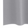 vidaXL Κουρτίνες με κουρτίνες 2 pcs Ανοιχτό γκρι 140x140cm Πολυεστέρας