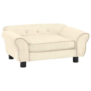 vidaXL &Kappa;&alpha;&nu;&alpha;&pi;έ&sigmaf; - &Kappa;&rho;&epsilon;&beta;ά&tau;&iota; &Sigma;&kappa;ύ&lambda;&omicron;&upsilon; &Kappa;&rho;&epsilon;&mu; 72 x 45 x 30 &epsilon;&kappa;. &Beta;&epsilon;&lambda;&omicron;&upsilon;&tau;έ