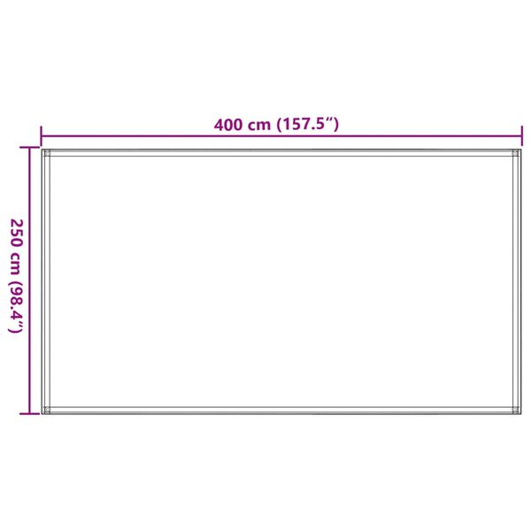 vidaXL Χαλί Σκηνής Μπλε 250 x 400 εκ.
