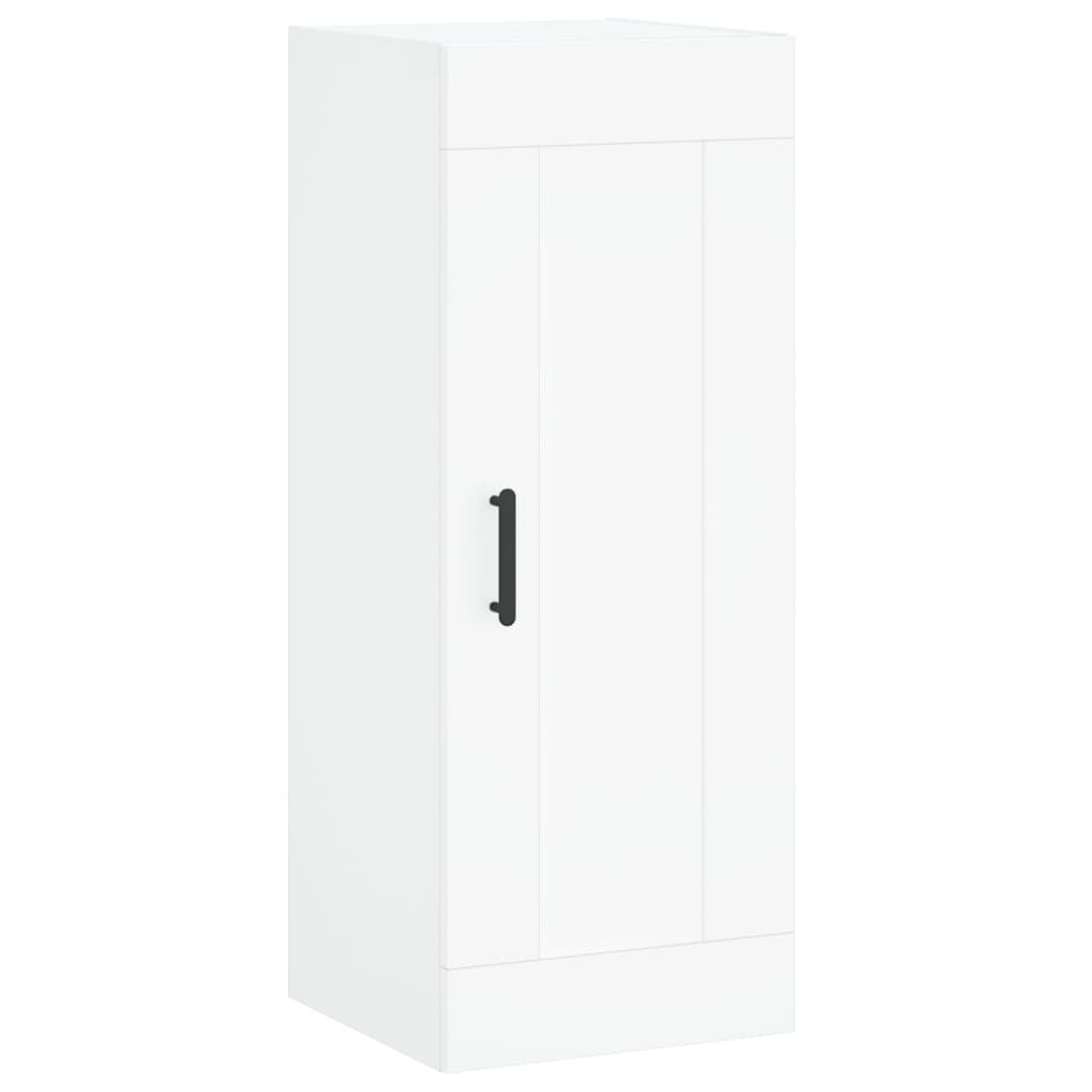 vidaXL Ντουλάπι Λευκό 34,5 x 34 x 180 εκ. από Επεξεργασμένο Ξύλο