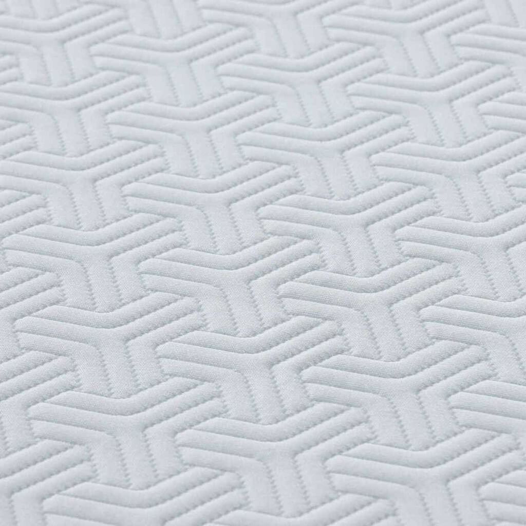 vidaXL Στρώμα Λευκό, Γκρι 140 x 190 cm Pěna