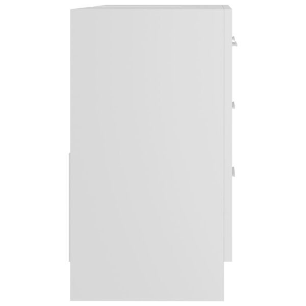 vidaXL Ντουλάπι Νιπτήρα Λευκό 63x30x54 εκ. Επεξ. Ξύλο