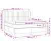 vidaXL &Kappa;&rho;&epsilon;&beta;ά&tau;&iota; Boxspring &mu;&epsilon; &Sigma;&tau;&rho;ώ&mu;&alpha; &Kappa;&rho;&epsilon;&mu; 160x200 &epsilon;&kappa;. &Upsilon;&phi;&alpha;&sigma;&mu;ά&tau;&iota;&nu;&omicron;