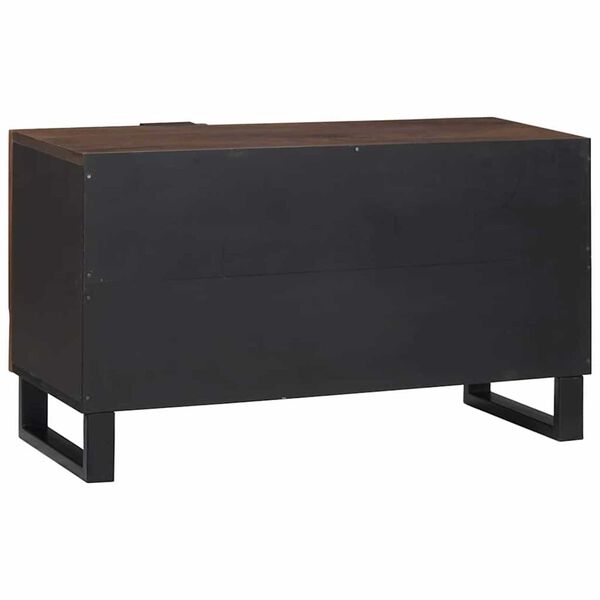 vidaXL Έπιπλο Τηλεόρασης Καφέ 80 x 33 x 46 εκ Μασίφ ξύλο μάνγκο