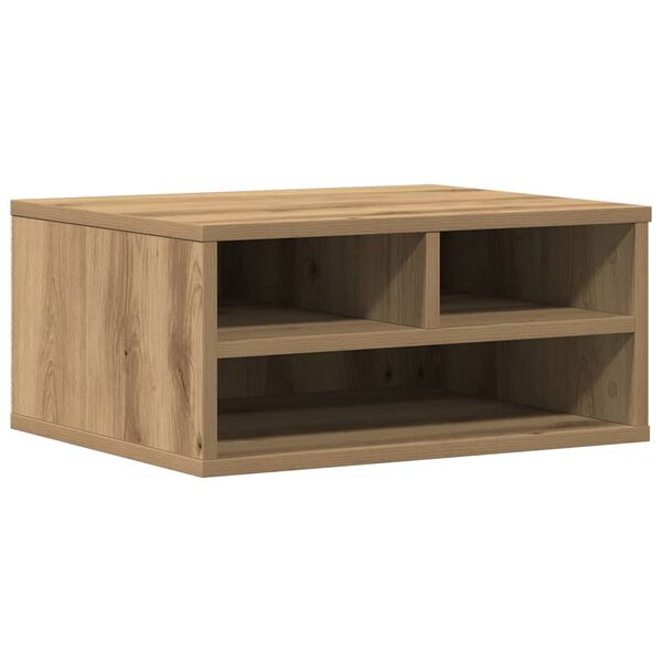 vidaXL &Sigma;&tau;&alpha;&nu;&tau; &Epsilon;&kappa;&tau;&upsilon;&pi;&omega;&tau;ή Artisan Oak 49 x 40 x 22.5 &epsilon;&kappa; &Epsilon;&pi;&epsilon;&xi;&epsilon;&rho;&gamma;&alpha;&sigma;&mu;έ&nu;&omicron; &xi;ύ&lambda;&omicron;