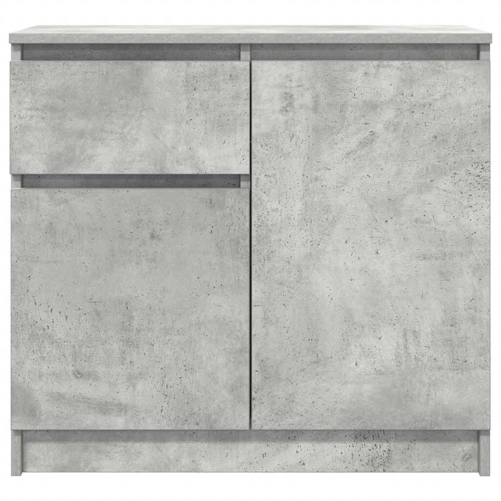 vidaXL Συρταριέρα με Συρτάρια Γκρι Σκυρ. 71x35x65 εκ. από Επεξ. Ξύλο