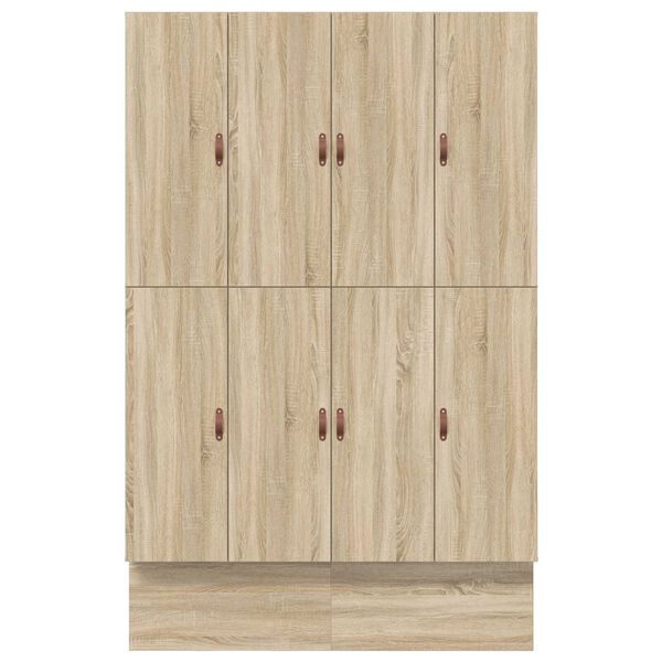 vidaXL Κρεβάτι με Αποθηκευτικό Χώρο Sonoma Oak 140x200 εκ