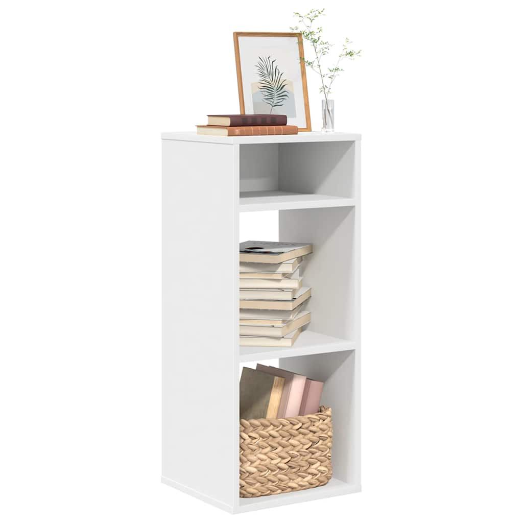 ντουλάπι βιβλίων vidaXL Λευκό 34x31x80 cm Κατασκευασμένο ξύλο