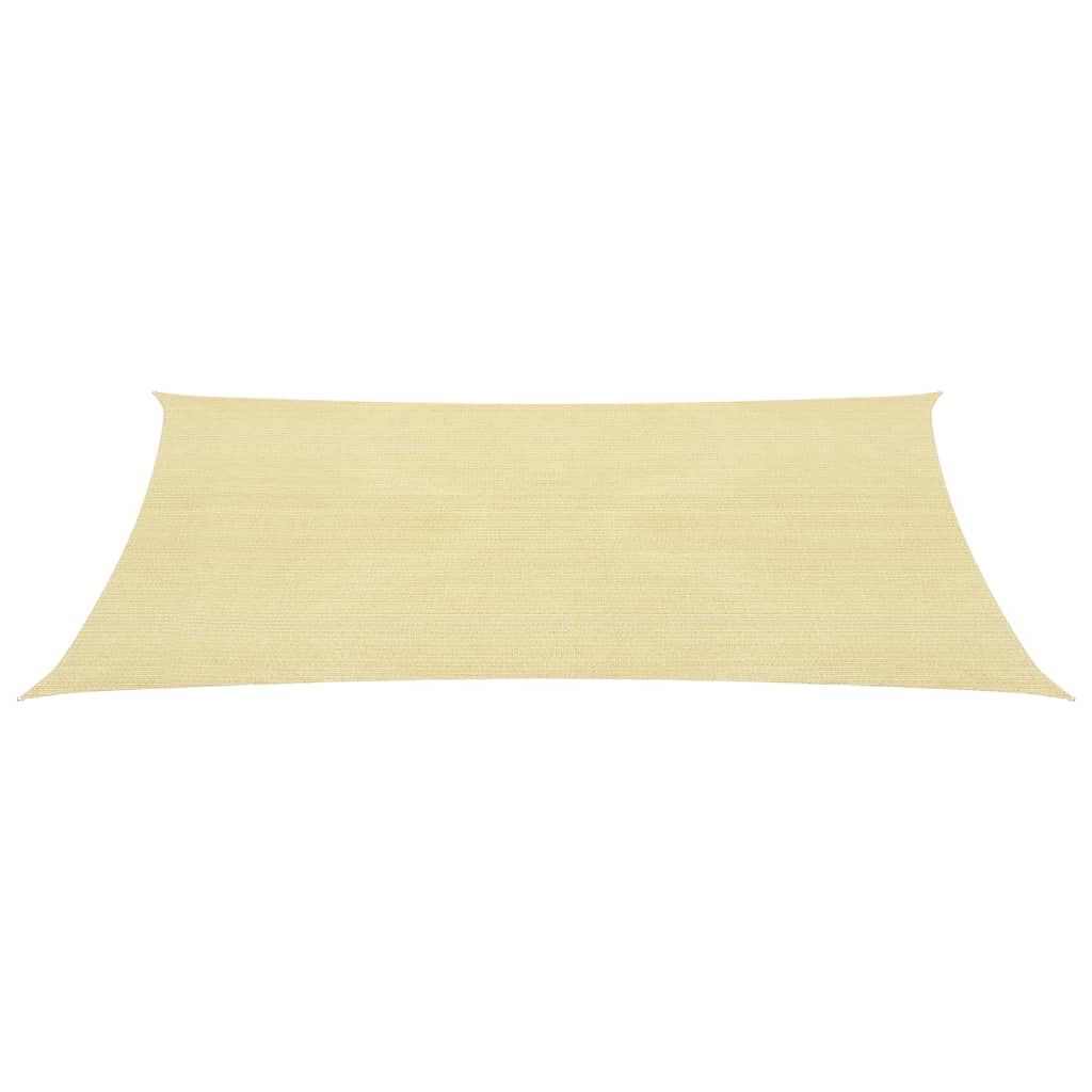 vidaXL Πανί Σκίασης Τετράγωνο Μπεζ 3,6 x 3,6 μ. από HDPE