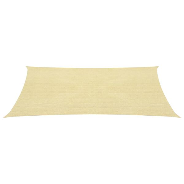 vidaXL Πανί Σκίασης Τετράγωνο Μπεζ 3,6 x 3,6 μ. από HDPE