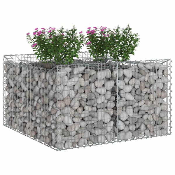 vidaXL &Alpha;&nu;&alpha;&sigma;&eta;&kappa;&omega;&mu;έ&nu;&omicron; &kappa;&rho;&epsilon;&beta;ά&tau;&iota; gabion &Alpha;&sigma;&eta;&mu;ί 100 x 100 x 60 &epsilon;&kappa;.