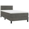 vidaXL &Kappa;&rho;&epsilon;&beta;ά&tau;&iota; Boxspring &mu;&epsilon; &Sigma;&tau;&rho;ώ&mu;&alpha; &Sigma;&kappa;&omicron;ύ&rho;&omicron; &Gamma;&kappa;&rho;&iota; 100x200 &epsilon;&kappa;. &Beta;&epsilon;&lambda;&omicron;ύ&delta;&iota;&nu;&omicron;
