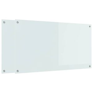 vidaXL &Pi;ί&sigma;&omega; &Pi;ά&nu;&epsilon;&lambda; &Kappa;&omicron;&upsilon;&zeta;ί&nu;&alpha;&sigmaf; 2 pcs &Lambda;&epsilon;&upsilon;&kappa;ό 110 x 60 cm &sigma;&kappa;&lambda;&eta;&rho;&upsilon;&mu;έ&nu;&omicron; &gamma;&upsilon;&alpha;&lambda;ί