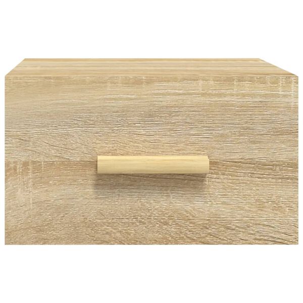 vidaXL Κομοδίνα Επιτοίχια Sonoma Δρυς 35 x 35 x 20 εκ.