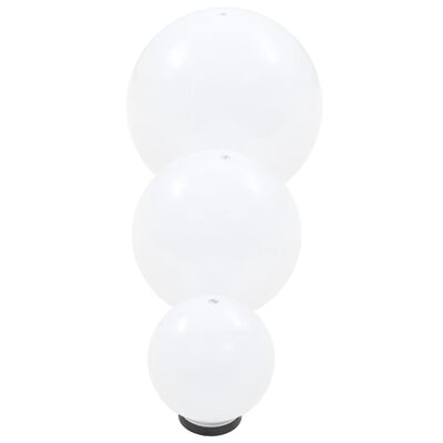 vidaXL Φωτιστικά Μπάλα LED 6 τεμ Σφαιρικά 20/30/40 εκ. Ακρυλικά (PMMA)