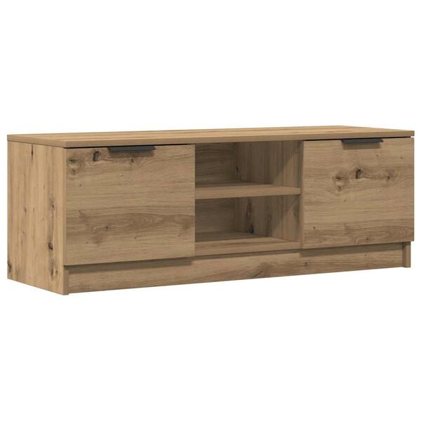 vidaXL &Nu;&tau;&omicron;&upsilon;&lambda;ά&pi;&iota; &tau;&eta;&lambda;&epsilon;ό&rho;&alpha;&sigma;&eta;&sigmaf; Artisan Oak 102x35x36,5 cm