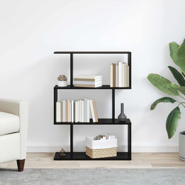 vidaXL Βιβλιοθήκη Γκρι 70 x 14 x 97 εκ. Επεξεργασμένο ξύλο
