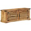 vidaXL Ντουλάπα Παπουτσιών Καφέ 110 x 38 x 45 cm Μασίφ ξύλο μάνγκο